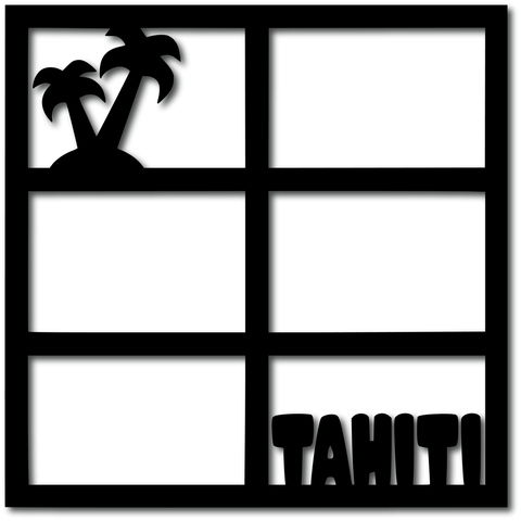 Tahiti - 6 Frames - Digital Cut File - SVG - INSTANT DOWNLOAD