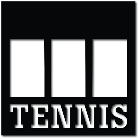 Tennis - 3 Frames - Digital Cut File - SVG - INSTANT DOWNLOAD