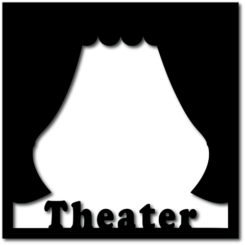 Theater - Digital Cut File - SVG - INSTANT DOWNLOAD