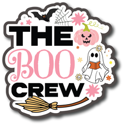 The Boo Crew - Scrapbook Page Title Die Cut