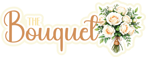 The Bouquet - Scrapbook Page Title Die Cut