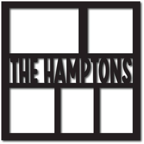The Hamptons - 5 Frames - Digital Cut File - SVG - INSTANT DOWNLOAD