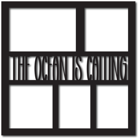 The Ocean is Calling - Digital Cut File - SVG - INSTANT DOWNLOAD