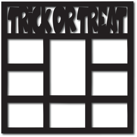 Trick or Treat - 8 Frames - Digital Cut File - SVG - INSTANT DOWNLOAD