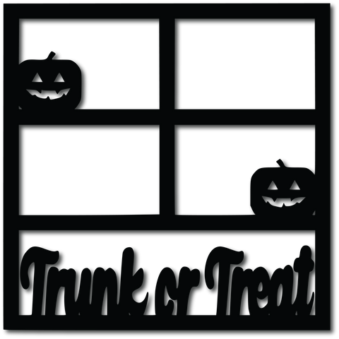 Trunk or Treat - 4 Frames - Digital Cut File - SVG - INSTANT DOWNLOAD