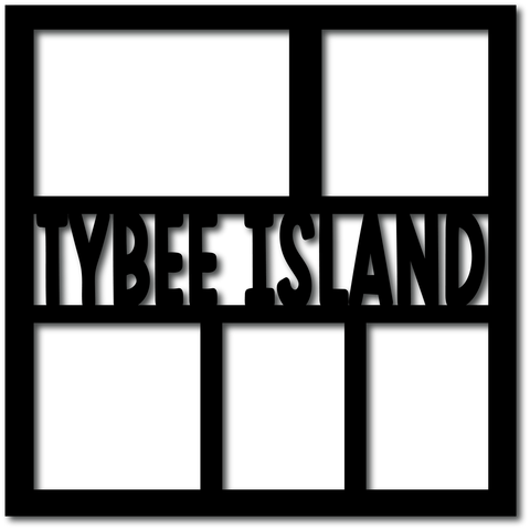 Tybee Island - 5 Frames - Digital Cut File - SVG - INSTANT DOWNLOAD