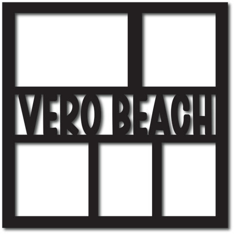 Vero Beach - 5 Frames - Digital Cut File - SVG - INSTANT DOWNLOAD