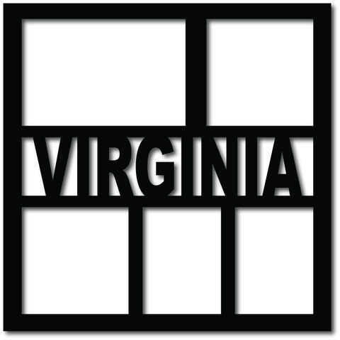 Virginia - 5 Frames - Digital Cut File - SVG - INSTANT DOWNLOAD