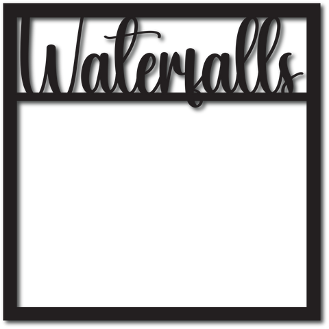 Waterfalls - Digital Cut File - SVG - INSTANT DOWNLOAD