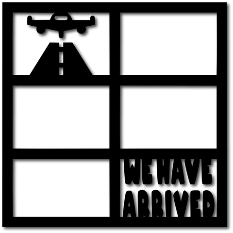 We Have Arrived - 6 Frames - Digital Cut File - SVG - INSTANT DOWNLOAD