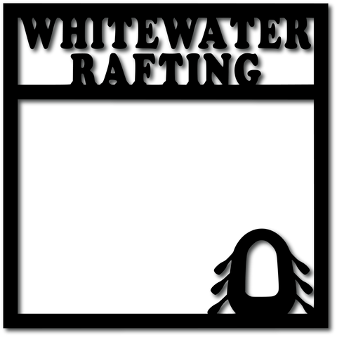 Whitewater Rafting - Digital Cut File - SVG - INSTANT DOWNLOAD