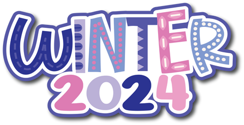 Winter 2024 - Scrapbook Page Title Sticker