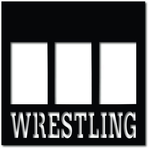 Wrestling - 3 Frames - Digital Cut File - SVG - INSTANT DOWNLOAD