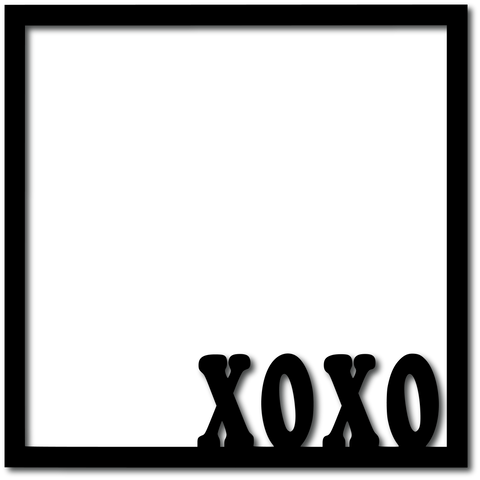XOXO - Digital Cut File - SVG - INSTANT DOWNLOAD