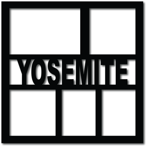 Yosemite - 5 Frames - Digital Cut File - SVG - INSTANT DOWNLOAD