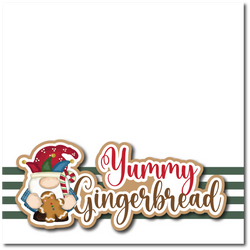 Yummy Gingerbread - Printed Premade Scrapbook Page 12x12 Layout