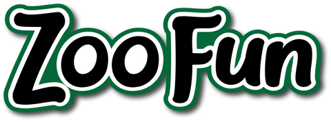 Zoo Fun - Scrapbook Page Title Sticker