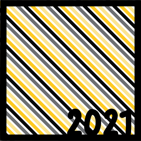 2021 - Printed Premade Scrapbook Page 12x12 Layout