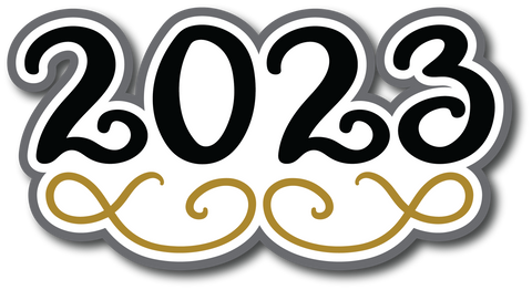 2023 - Scrapbook Page Title Sticker