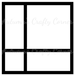 4 Frames - Scrapbook Page Overlay Die Cut
