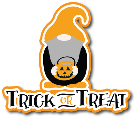 Trick or Treat - Scrapbook Page Title Sticker