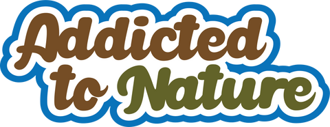 Addicted to Nature - Scrapbook Page Title Sticker