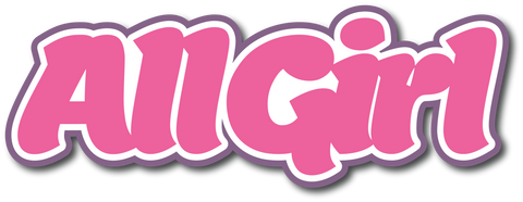 All Girl - Scrapbook Page Title Sticker