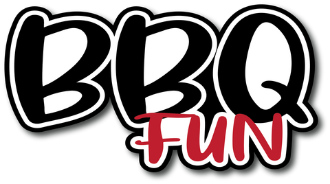 BBQ Fun - Scrapbook Page Title Sticker