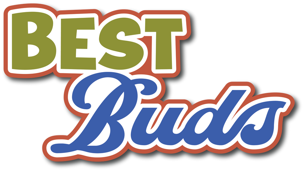 Best Buds Scrapbook Page Title Sticker Autumn's Crafty Corner