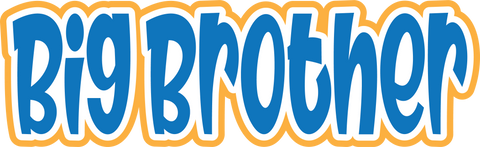 Big Brother - Scrapbook Page Title Sticker