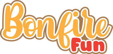 Bonfire Fun - Scrapbook Page Title Sticker