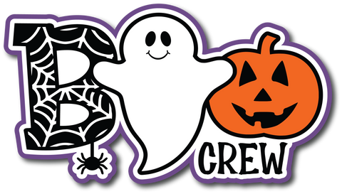 Boo Crew - Scrapbook Page Title Sticker