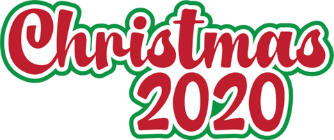 Christmas 2020 - Scrapbook Page Title Sticker