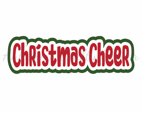 Christmas Cheer - Scrapbook Page Title Sticker