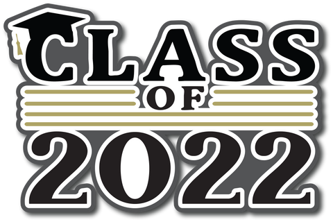 Class of 2022 - Scrapbook Page Title Sticker