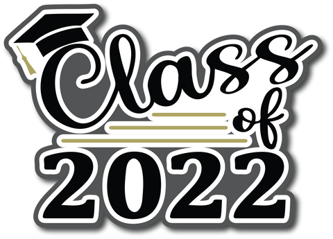 Class of 2022 - Scrapbook Page Title Sticker