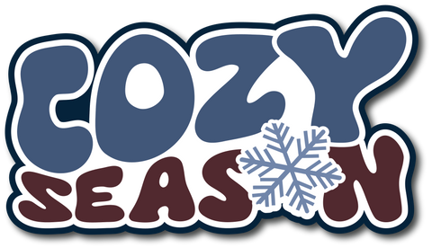 Cozy Season - Scrapbook Page Title Sticker