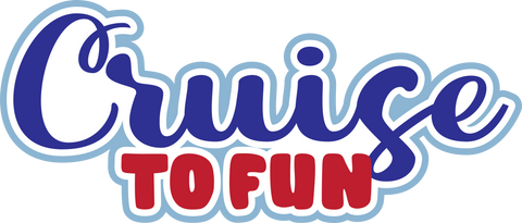 Cruise to Fun - Scrapbook Page Title Sticker