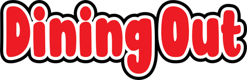 Dining Out - Scrapbook Page Title Sticker