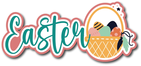 Easter - Scrapbook Page Title Sticker
