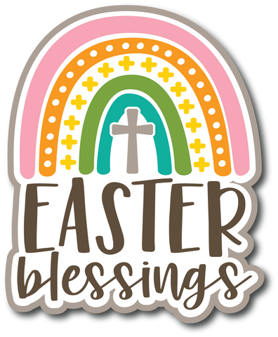 Easter Blesings - Scrapbook Page Title Sticker