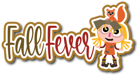 Fall Fever - Scrapbook Page Title Sticker