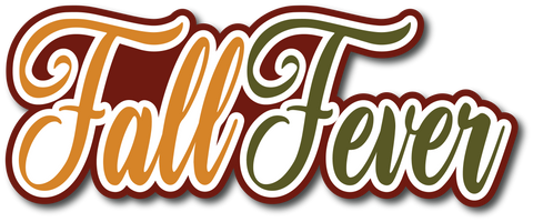 Fall Fever - Scrapbook Page Title Sticker