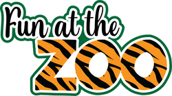 Fun at the Zoo - Scrapbook Page Title Sticker