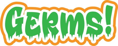 Germs! - Scrapbook Page Title Sticker