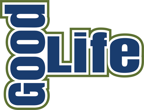 Good Life - Scrapbook Page Title Sticker