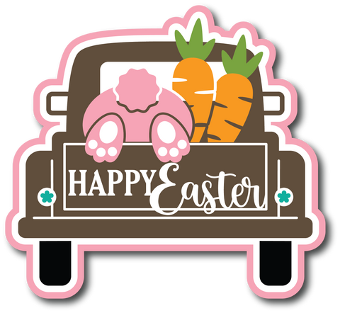 Happy Easter - Scrapbook Page Title Sticker