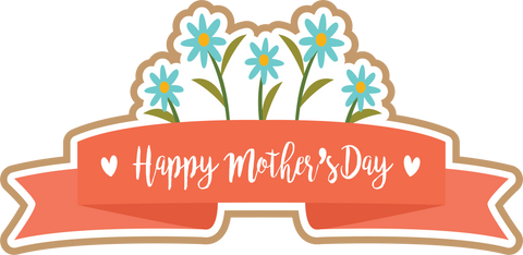 Happy Mother's Day - Scrapbook Page Title Sticker
