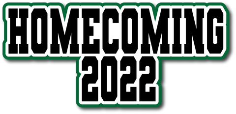 Homecoming 2022 - Scrapbook Page Title Sticker