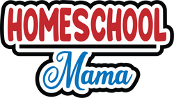 Homeschool Mama - Scrapbook Page Title Sticker